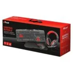 Trust combo gaming 4-in-1 ES negro 22312