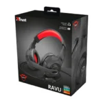 Trust audifonos alambricos gaming gxt 307 ravu 3.5mm negro 22450