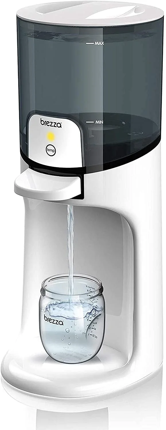 Baby Brezza Calentador instantáneo, dispensa al instante agua caliente a la temperatura perfecta de la botella de bebé, sustituye a los calentadores tradicionales de biberón