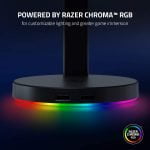 Razer Base Station V2 Chroma: iluminación RGB Chroma, base de goma antideslizante, diseñada para auriculares para juegos, negro clásico