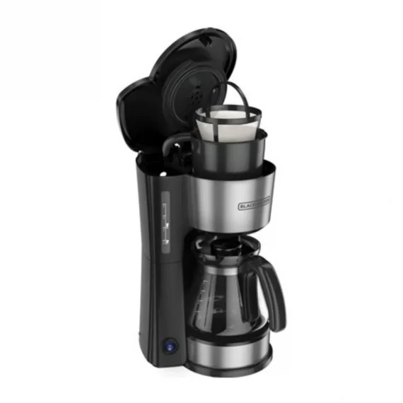 Black + Decker cafetera 5 tazas 4 en 1 negro cobre CM0755BC