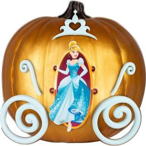 Gemmy Carruaje de Cenicienta Kit de decoración de calabaza de Halloween