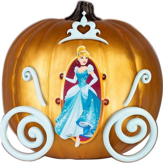 Gemmy Carruaje de Cenicienta Kit de decoración de calabaza de Halloween