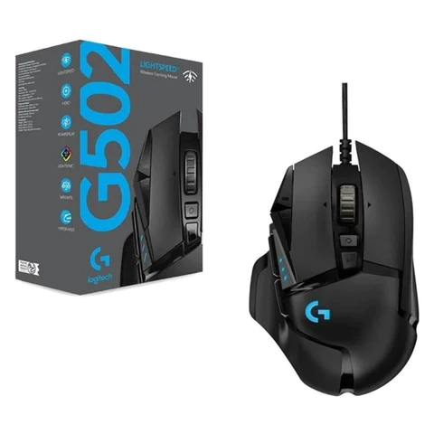 Logitech mouse inalambrico G502 negro 910-005565