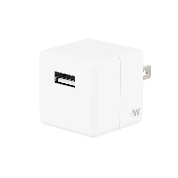 Cargador doméstico Just Wireless 1.0A/5W de 1 puerto USB-A - Blanco
