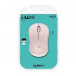 Logitech mouse silent M220 rosa 910-006126