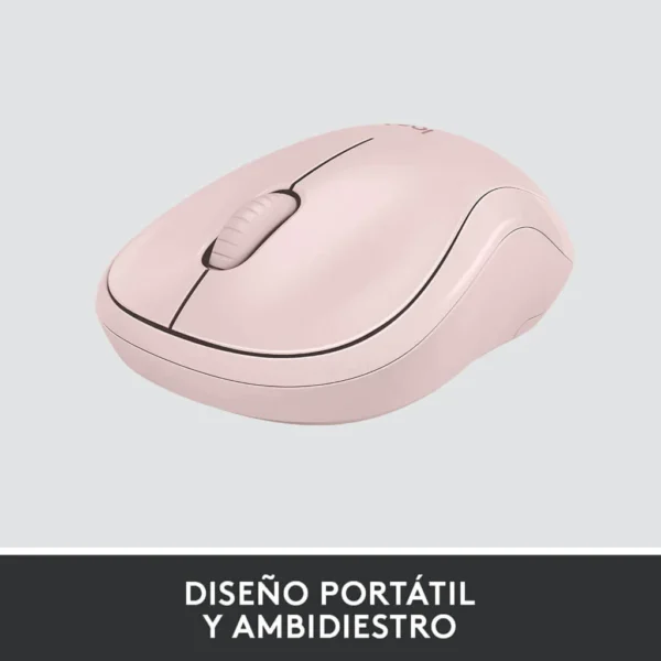 Logitech mouse silent M220 rosa 910-006126