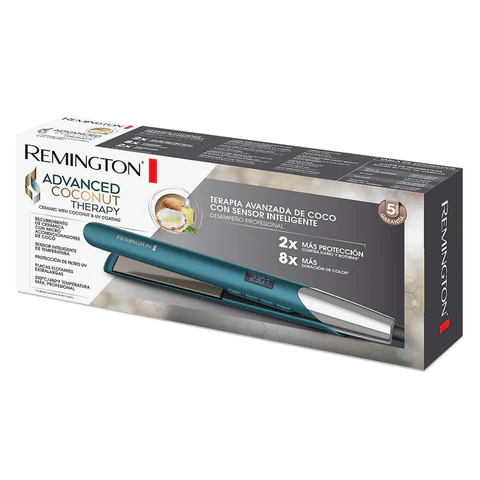 Remington plancha de cabello terapia de coco delgada S8607 (110) F S13A