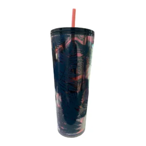 Nuevo lanzamiento Starbucks 2022 Fern Foil Venti Tumbler 24 oz