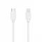 Cable de PVC Just Wireless Lightning a USB-C - Blanco