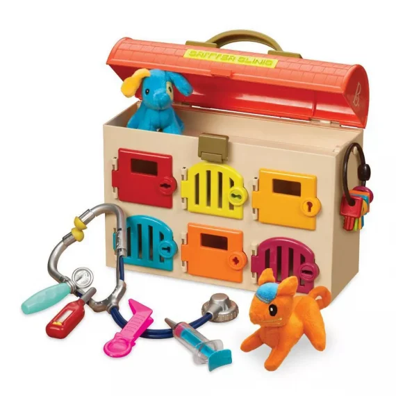 B. toys Toy Vet Kit para niños Critter Clinic