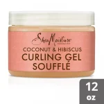 SheaMoisture Curling Gel Soufflé para cabello grueso y rizado Coco e hibisco - 12 oz