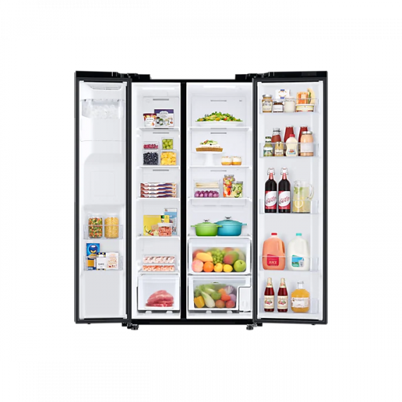 Samsung refrigerador 27 pies side by side negra RS27T5200B1/AP