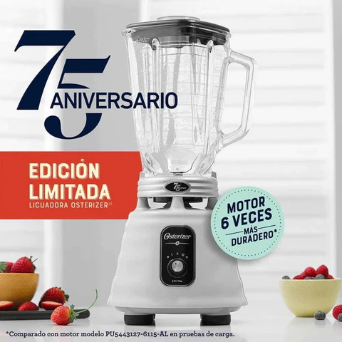 Licuadora Clásica Frasco Vidrio Edición Especial 75 Aniversario (BLSTSE75-013)