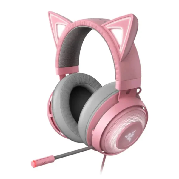 Audífonos Alámbricos de Diadema Gaming Kraken Kitty Chroma USB, RZ04-02980200-R3M1