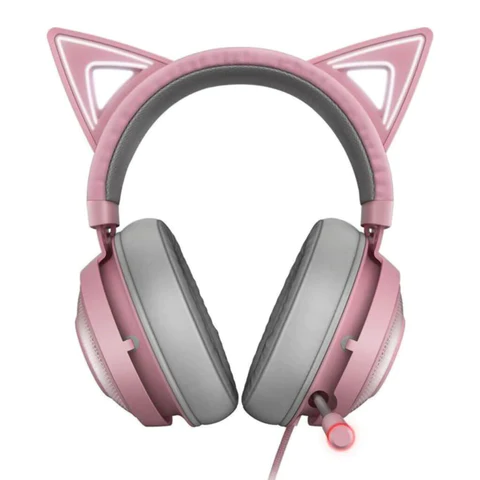 Audífonos Alámbricos de Diadema Gaming Kraken Kitty Chroma USB, RZ04-02980200-R3M1