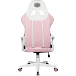 Cooler Master Caliber R1S - Silla de juegos para juegos de computadora CALIBER R1S CMI-GCR1S-PKW Rosado y blanco