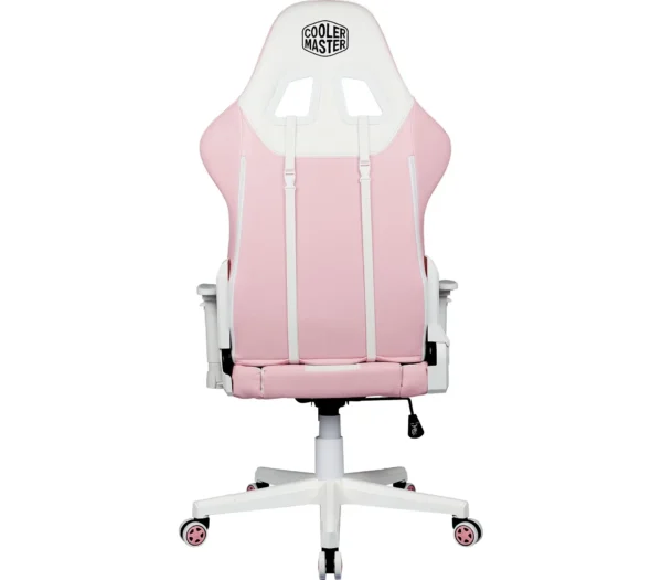 Cooler Master Caliber R1S - Silla de juegos para juegos de computadora CALIBER R1S CMI-GCR1S-PKW Rosado y blanco