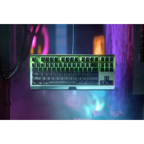 Teclado Alámbrico Gaming BlackWidow V3 Yellow Switch Tenkeyless, Inglés