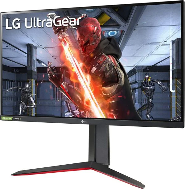 LG 27GN650-B Ultragear Monitor Pantalla IPS FHD (1920 x 1080) de 27", frecuencia de actualización de 144 Hz, NVIDIA G-SYNC, AMD FreeSync Premium, soporte ajustable de inclinación/altura/pivote - negro