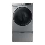 Samsung secadora de ropa electrica 22kg carga frontal gris DVE22R6270P/AP