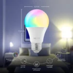 Bombillo Inteligente Wi-Fi LED C110, Multicolor, Pack 4 Unidades