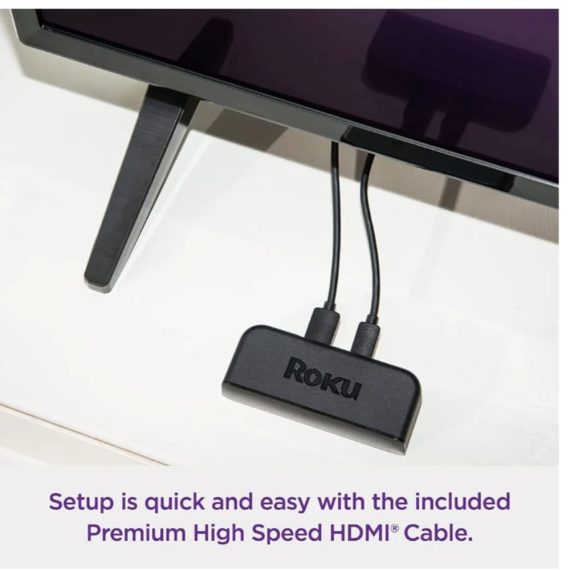 Dispositivo para Streaming HD/4K/HDR Simple Remoto (ROKU-3920R)