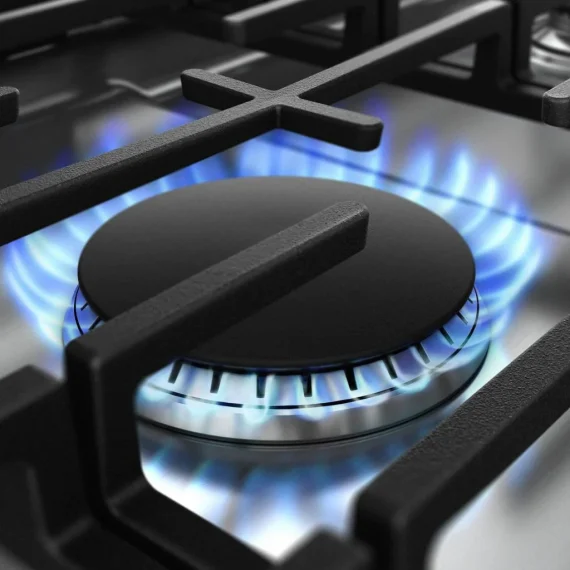 Plantilla de Gas Empotrable 30" 5 Quemadores, WCG97US0HS