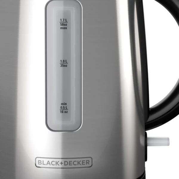 Black + Decker hervidor 1.7l inox sin cable KE2000SD