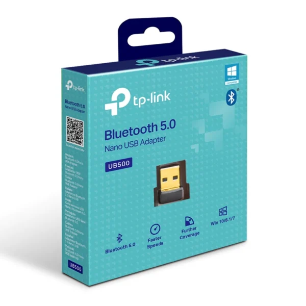 Adaptador Inalámbrico USB Bluetooth 5.0 Nano UB500