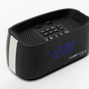 Radio despertador con estacion de carga usb & bluetooth