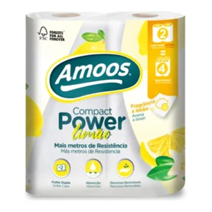 Amoos toalla de cocina two pack 83 H aroma limon paq 12 und - C622002