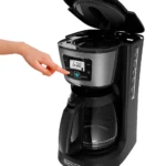 Black + Decker cafetera 12 tazas digital negro inox CM2031B