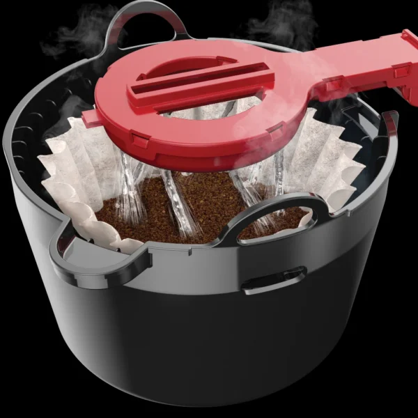 Black + Decker cafetera 12 tazas inox digital CM4200S