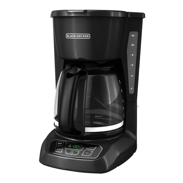 Black + Decker cafetera 12 tazas negra digital CM1105B