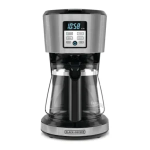 Black + Decker cafetera 12 tazas inox digital CM1331S-LA
