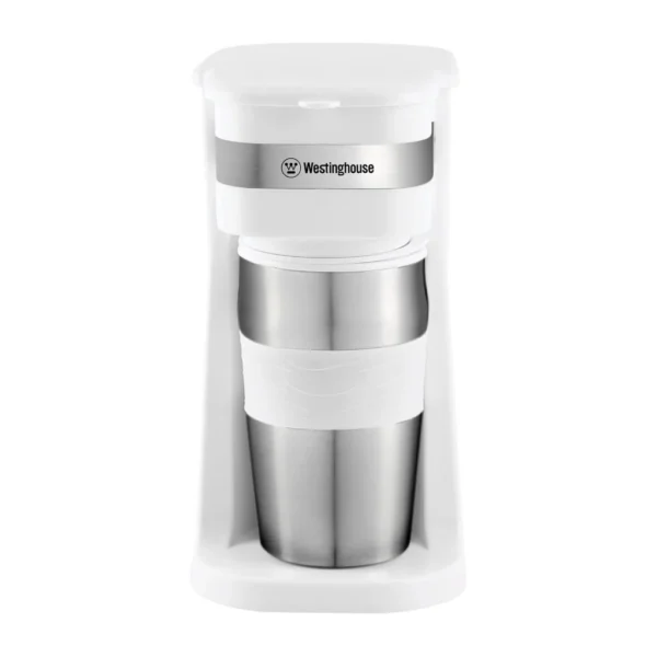 Westinghouse cafetera individual con mug térmico blanca -WKCMGO11WH