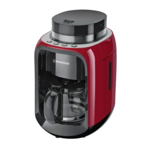 Westinghouse cafetera con moledor café 2 en 1 roja - WKCM256