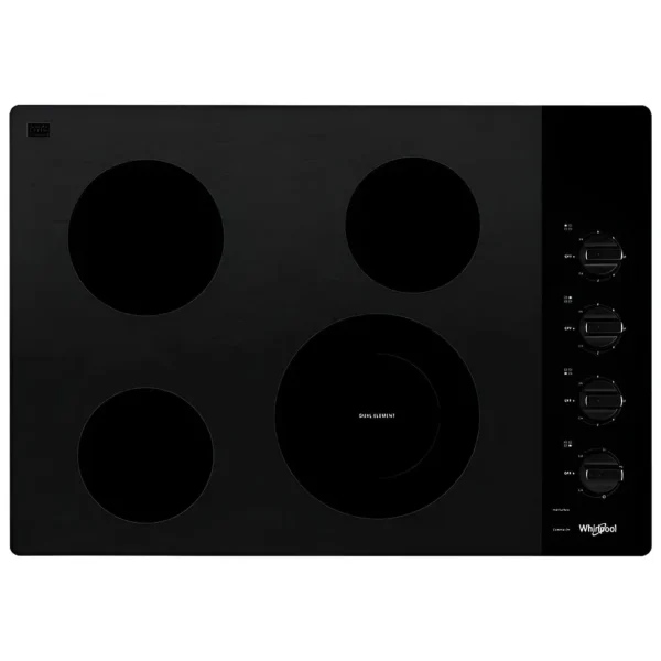 Plantilla eléctrica 30" Negro WCE55US0HB